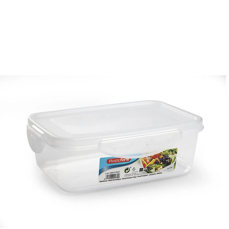 PlasticForte® Contenitore Click Rettangolare 1L