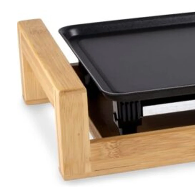Piastra Grill Griglia Termostato Regolabile Elettrica Controllo Temperatura