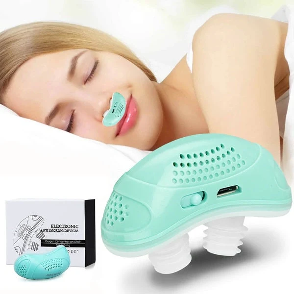 Silent anti-snoring device for better sleep