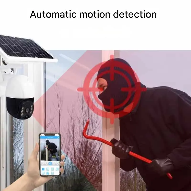 SolarisCam – 4K beveiligingscamera draadloos & 360° met zonnepaneel