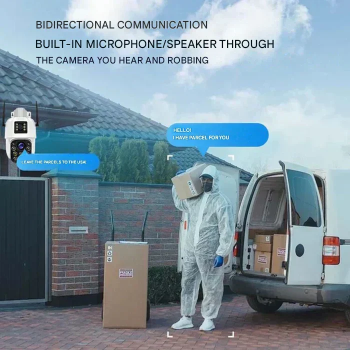 SolarisCam – 4K beveiligingscamera draadloos & 360° met zonnepaneel