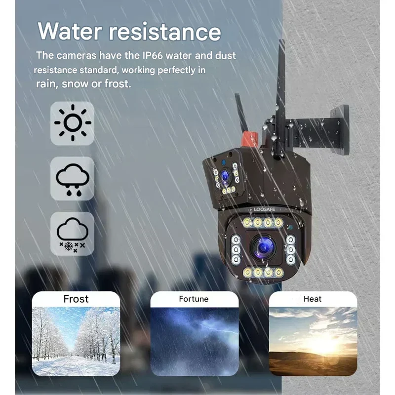SolarisCam – 4K beveiligingscamera draadloos & 360° met zonnepaneel