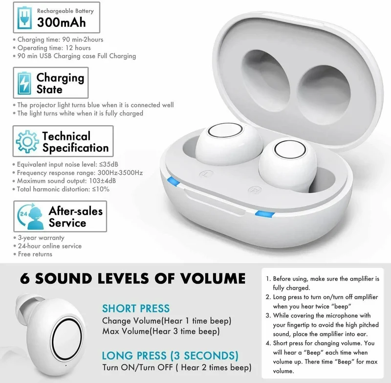 Hearivo – Bluetooth hoortoestel met appbediening – discreet & comfortabel