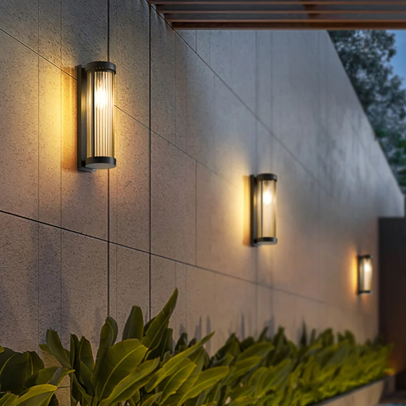 Elegant Solar-Powered Wall Lamp for Garden and Patio
