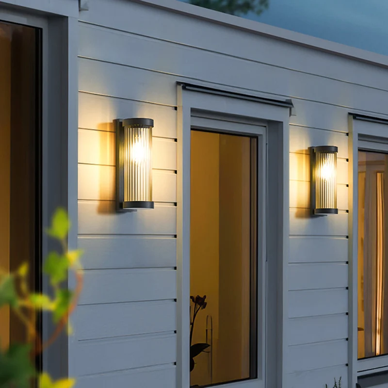 Elegant Solar-Powered Wall Lamp for Garden and Patio