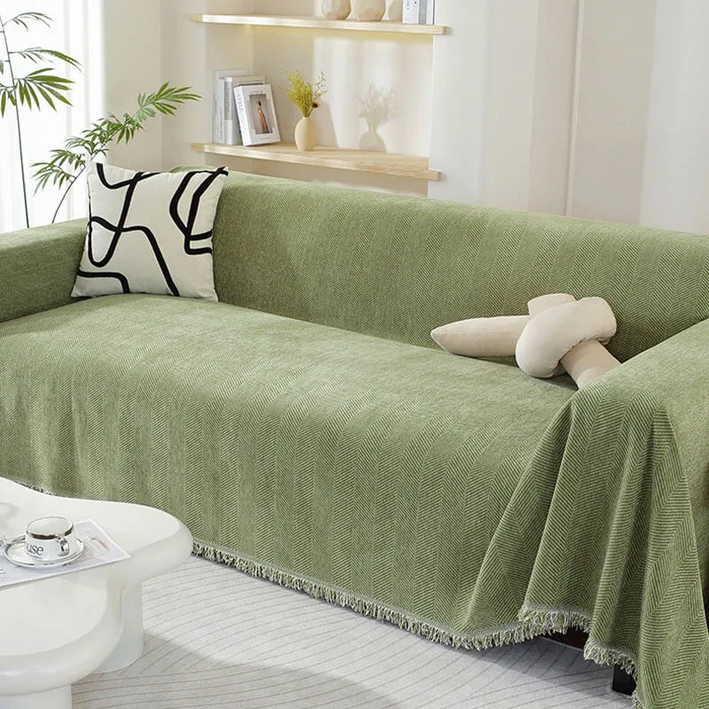 Warm Soft Fringe Blanket