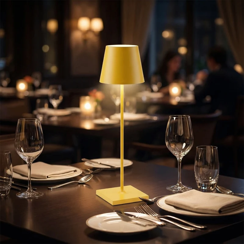 LED Tafellamp Draadloos – Oplaadbare Design Lamp met Dimfunctie