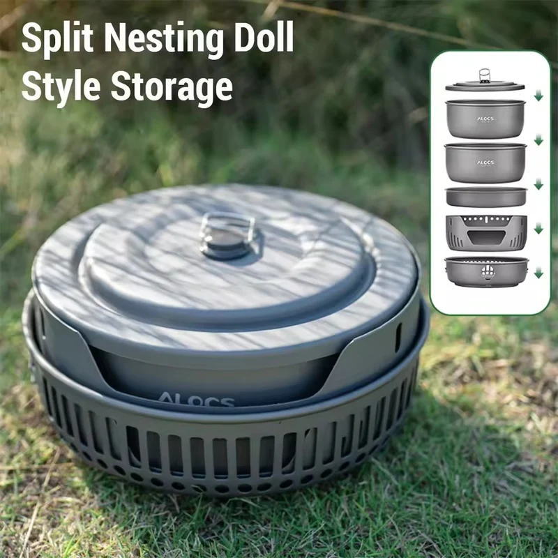 TrailMate Camping Kookset – Draagbaar Fornuis voor Outdoor, Hiking & BBQ