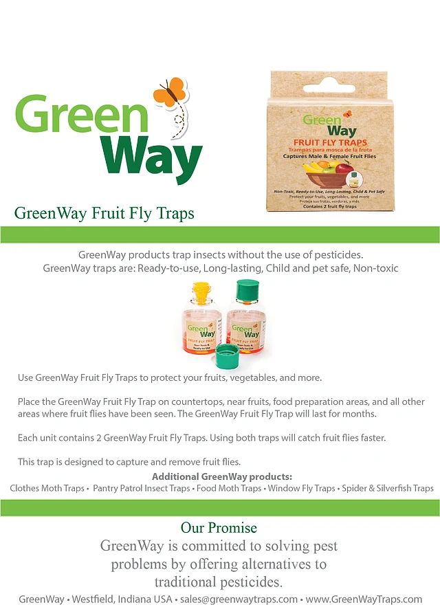 GreenWay Fruit Fly Kit - 12 Kits