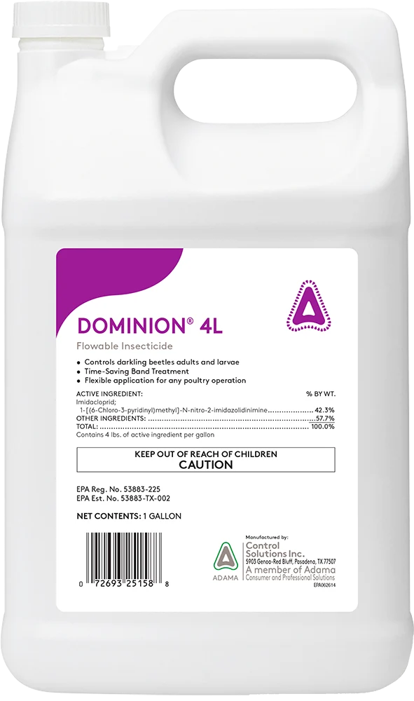 Dominion 4L Flowable Insecticide - 128 oz Bottle