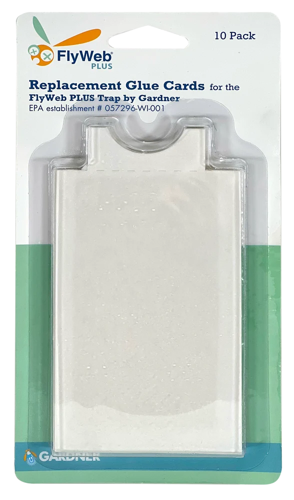 FlyWeb Plus Glue Board (White) Pack of 10
