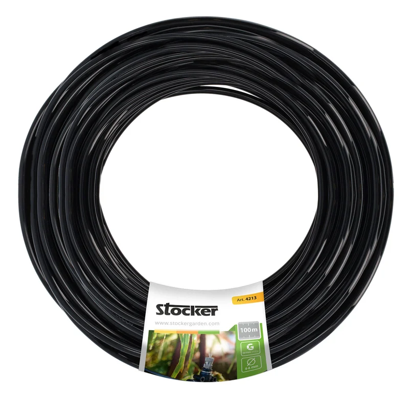Tubo nero da mm.8 x25 metri per impianto Geyser Lite - Geyser PRO di Stocker 4271