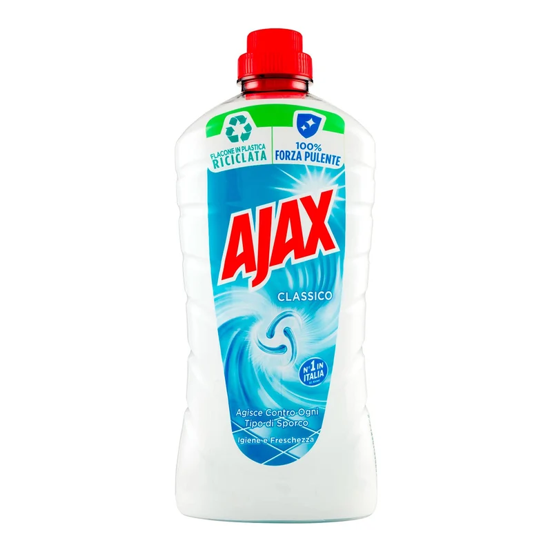 Ajax Detersivo Pavimenti Classico Freschezza e Pulito, Formula Biodegradabile al 93%, 950ml