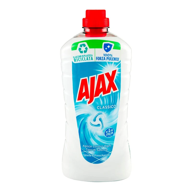 Ajax Detersivo Pavimenti Classico Freschezza e Pulito, Formula Biodegradabile al 93%, 950ml