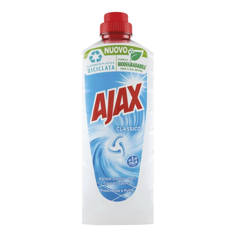 Ajax Detersivo Pavimenti Classico Freschezza e Pulito, Formula Biodegradabile al 93%, 950ml