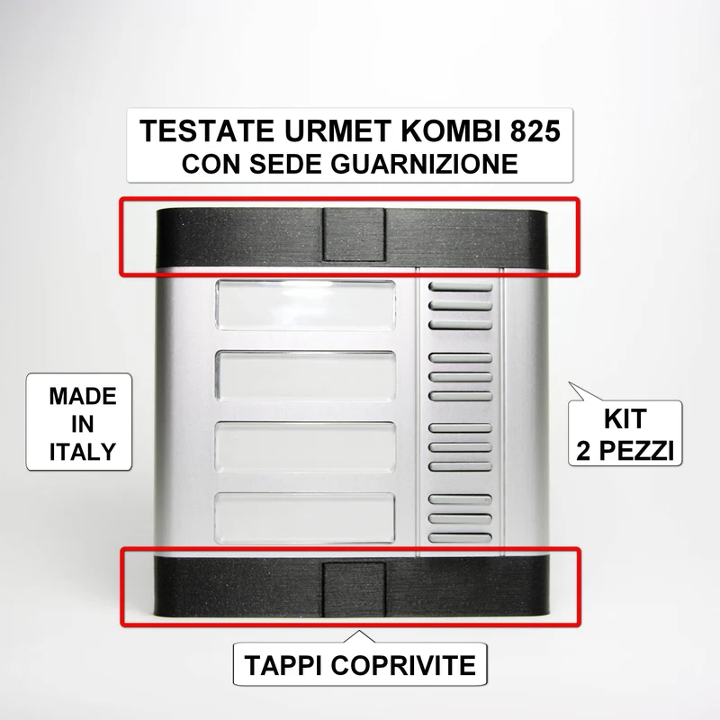 Coppia Testate Compatibili Citofono Urmet Kombi 825 in ASA Resistenti UV