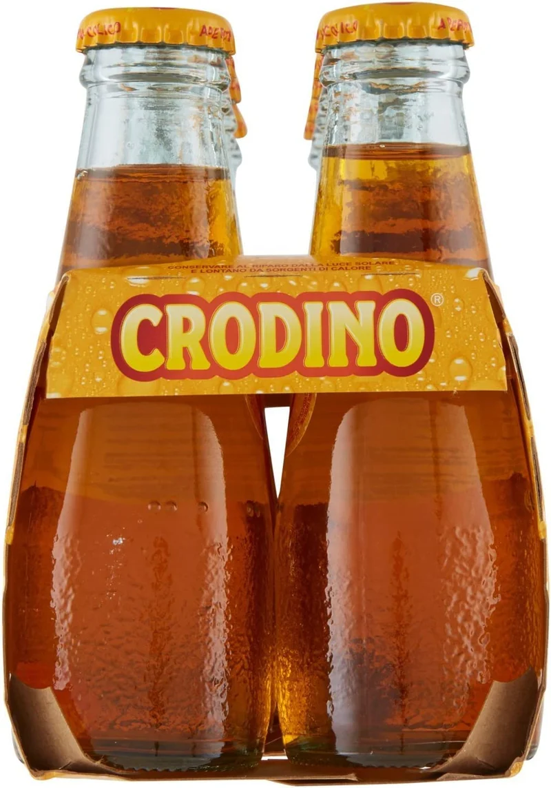 40x San Pellegrino Crodino Italian Aperitif Drink Beverage 100ml Non alcolico