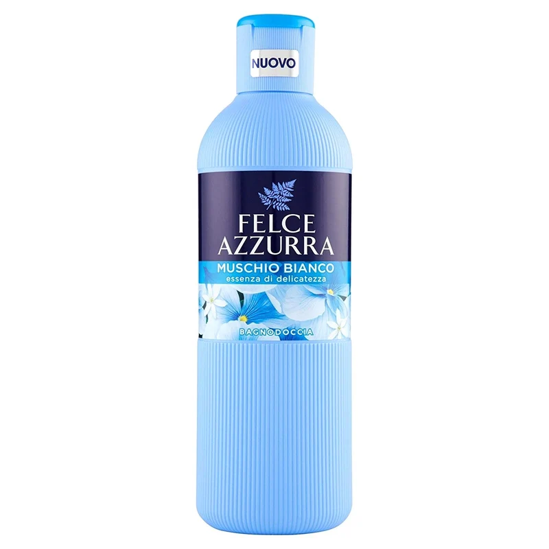 Felce Azzurra Paglieri Muschio Bianco Schiuma da bagno, 3 x 650 ml