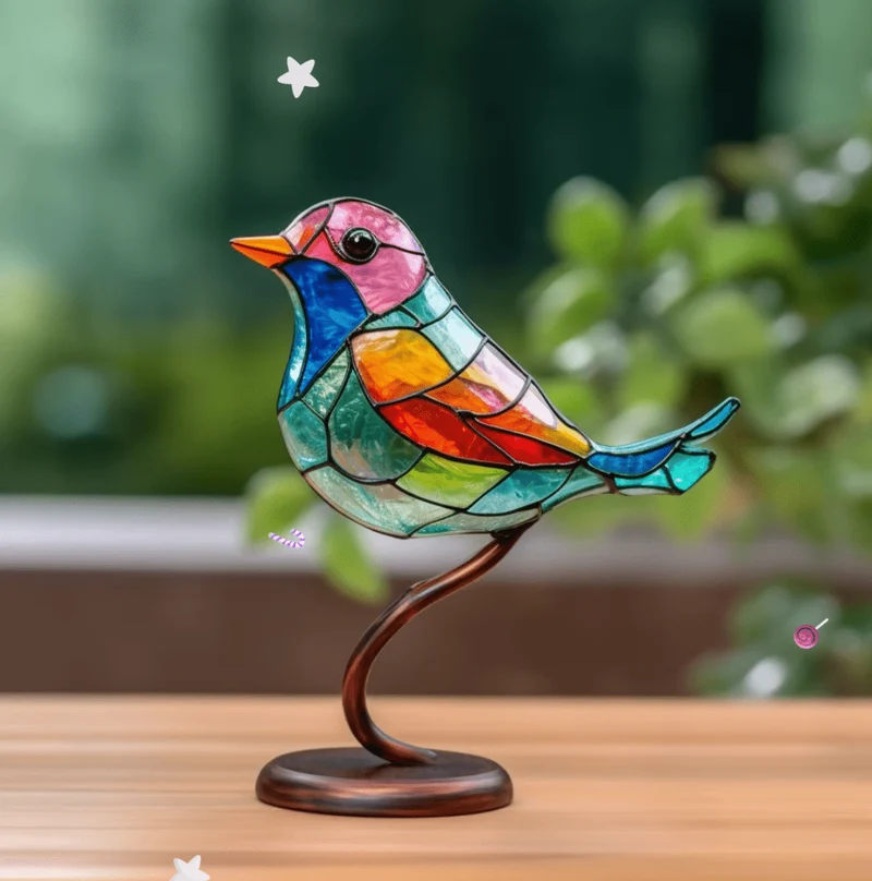 Artistic Bird Ornament – Decorative Accent for the Home