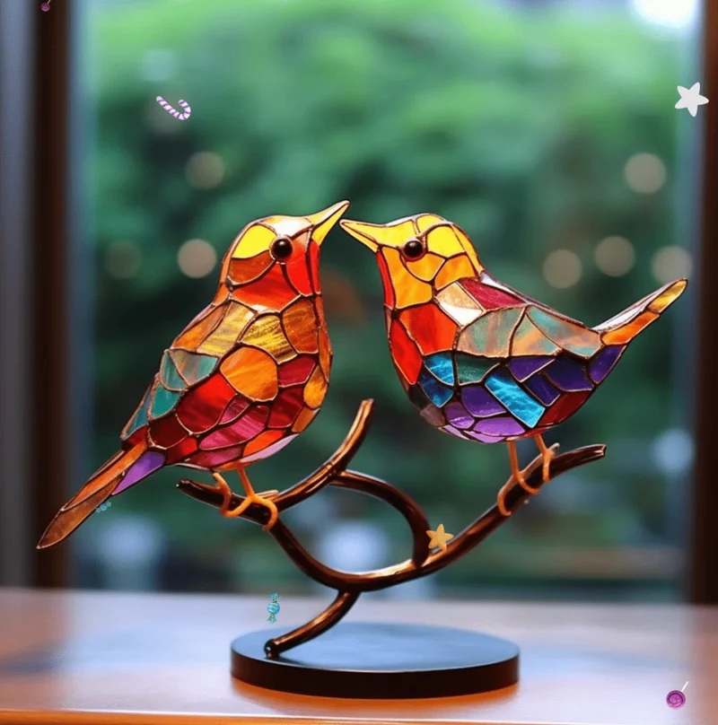 Artistic Bird Ornament – Decorative Accent for the Home