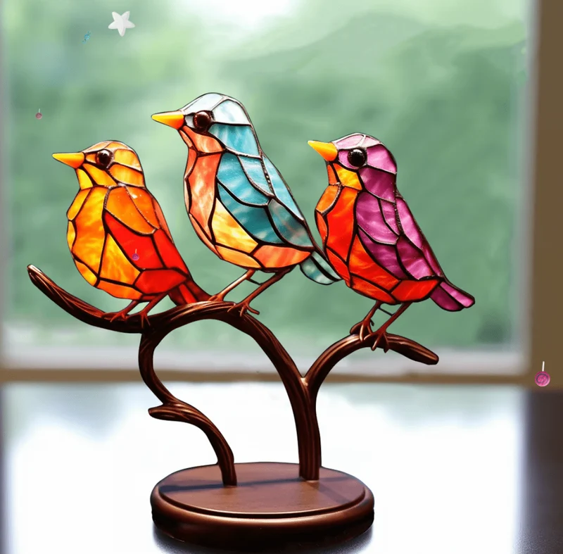 Artistic Bird Ornament – Decorative Accent for the Home