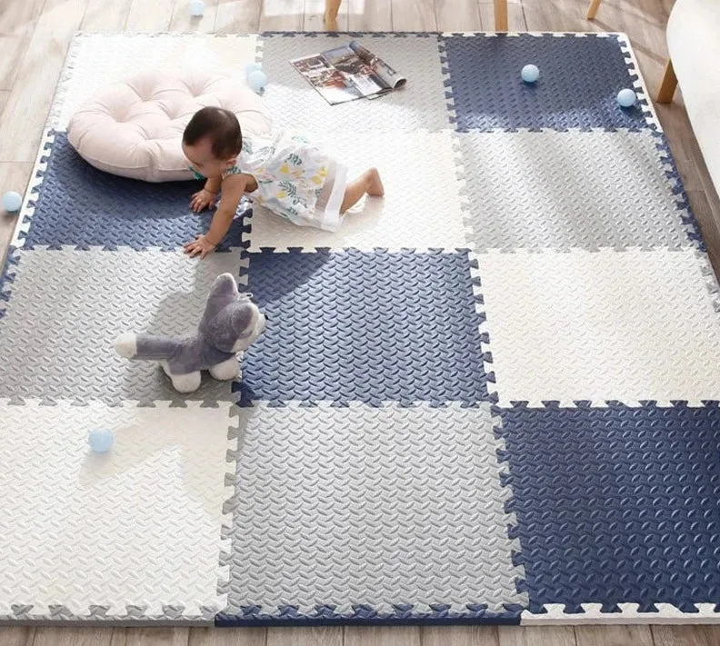 Colorful soft play mat for children – Thick foam floor mat for toddlers