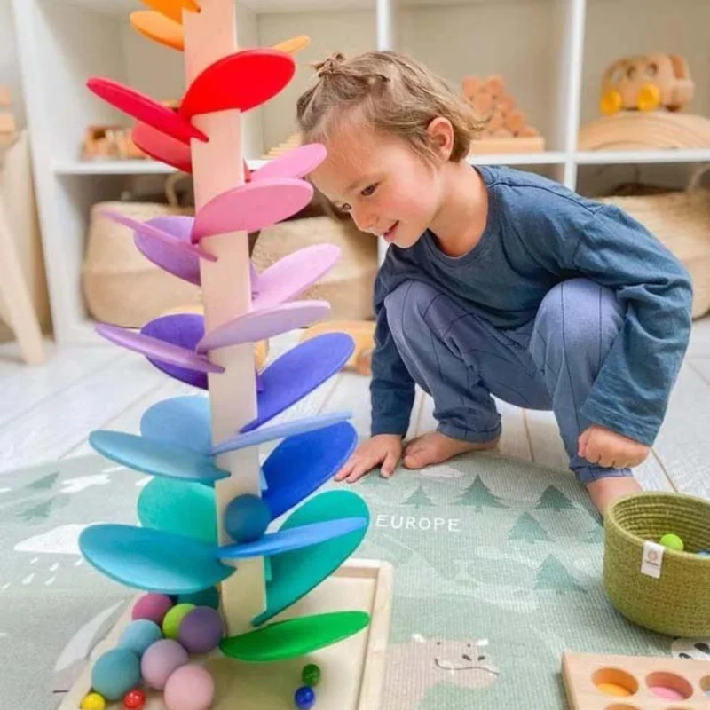 Educational sound and color tower – sensory toy for toddlers