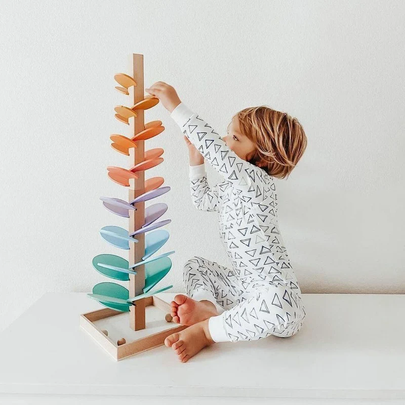 Educational sound and color tower – sensory toy for toddlers