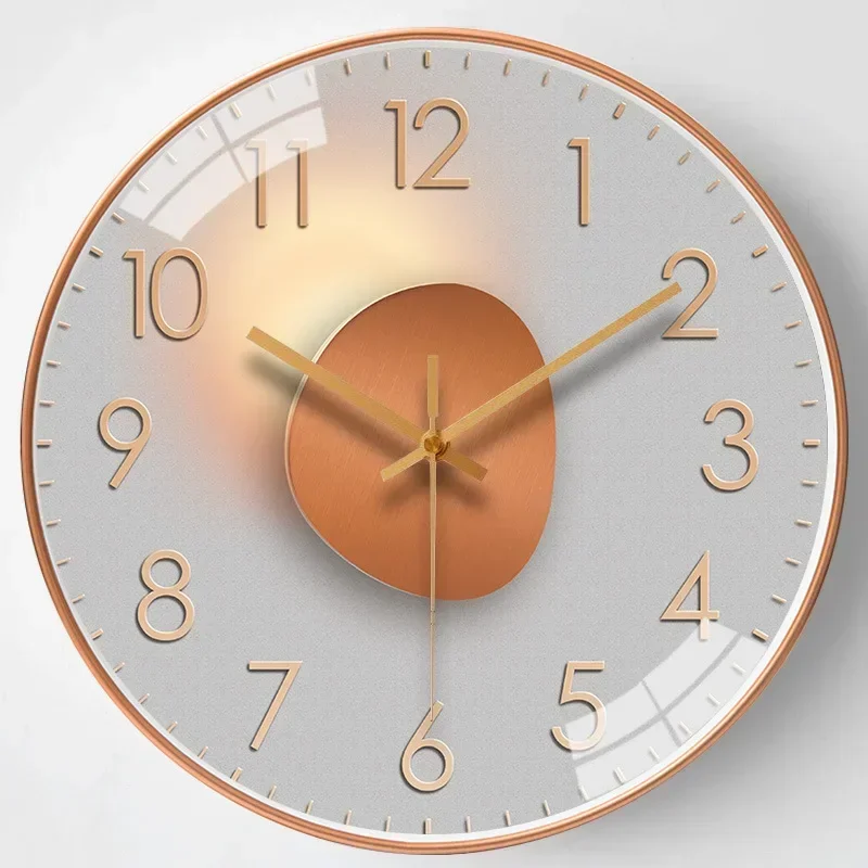 Universal designer silent wall clock for modern interiors