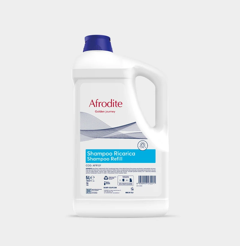 Shampoo per hotel Beauty Escape Afrodite Shampoo 5 litri DISPONIBILE IN 7 GIORNI LAVORATIVI