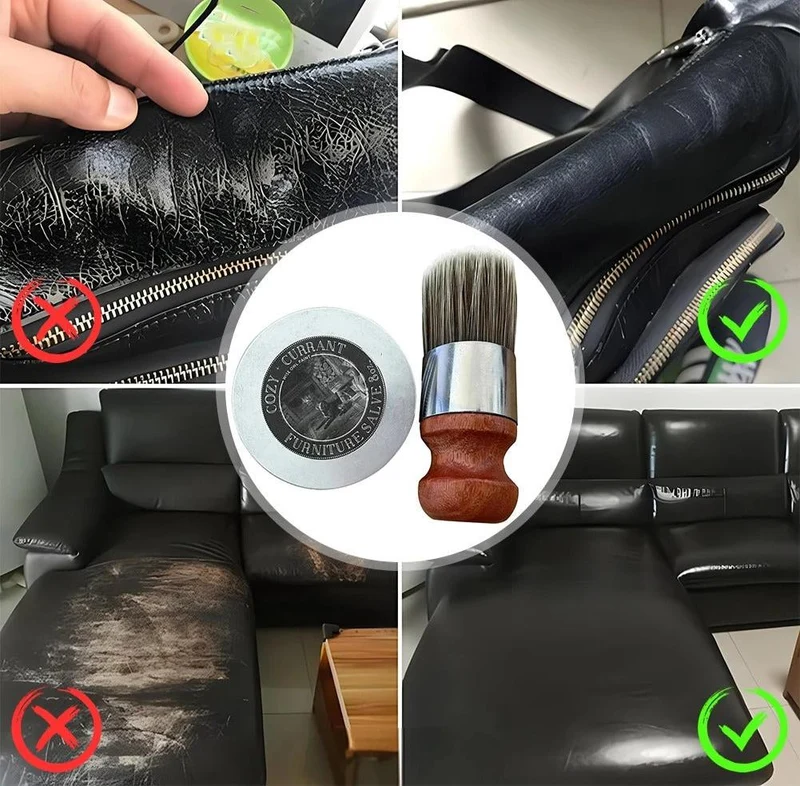 LederShine – Reparatiecrème voor leer & meubels – Kleur & glans