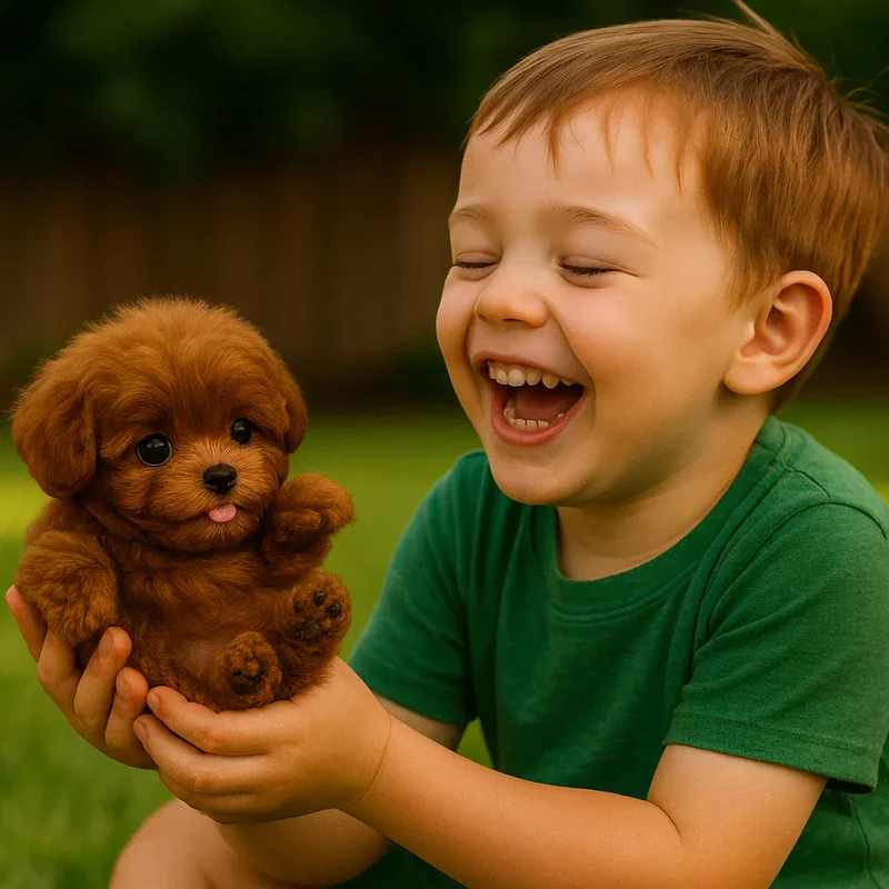 Interactive Plush Puppy with Movements and Sounds – Realistic Toy for Kids and Adults