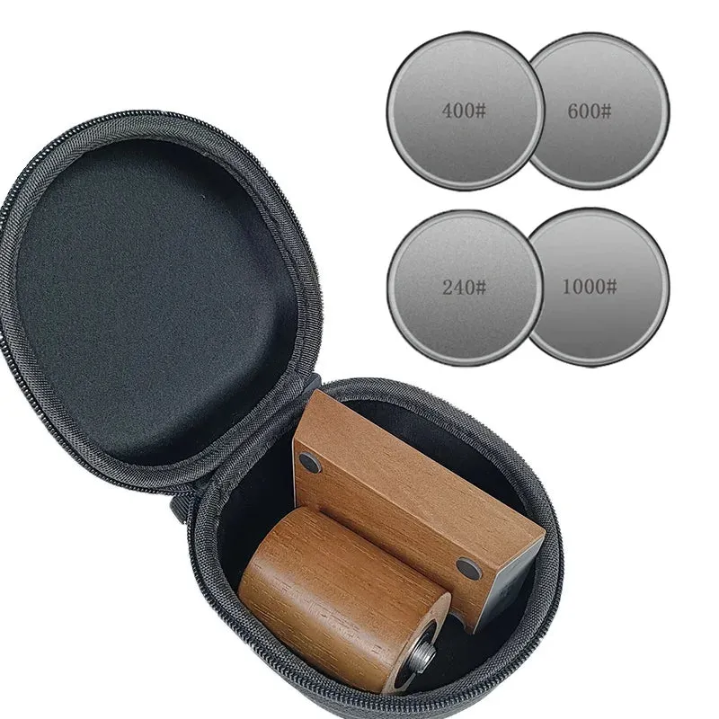 Compact Precise Magnetic Roll-Up Knife Sharpener with Dual Angle