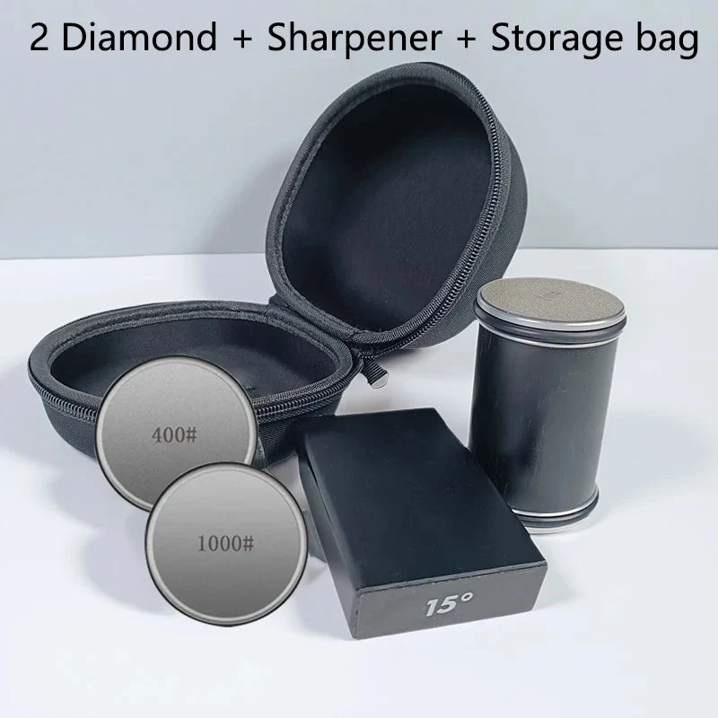 Compact Precise Magnetic Roll-Up Knife Sharpener with Dual Angle
