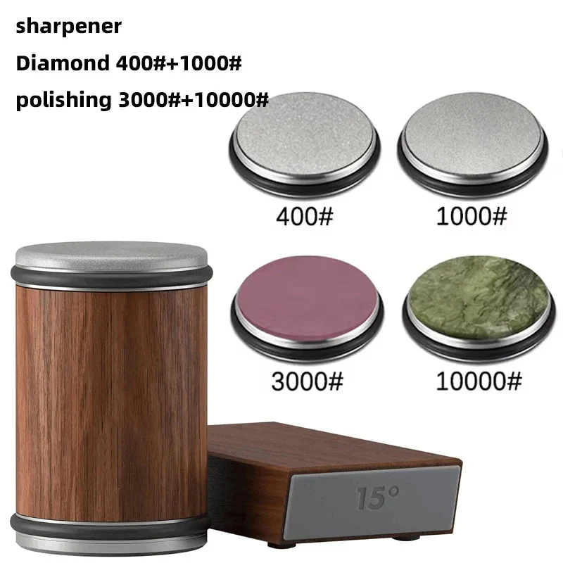 Compact Precise Magnetic Roll-Up Knife Sharpener with Dual Angle