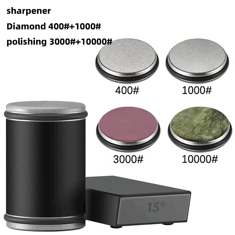 Compact Precise Magnetic Roll-Up Knife Sharpener with Dual Angle