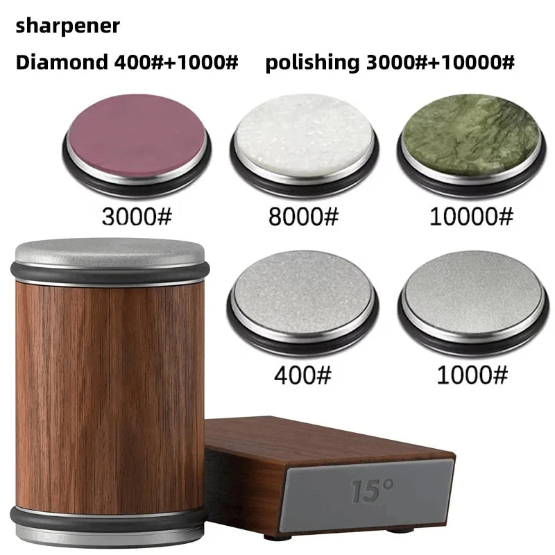 Compact Precise Magnetic Roll-Up Knife Sharpener with Dual Angle