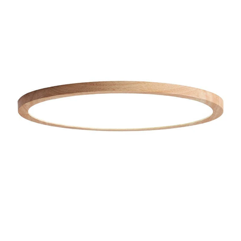 Stylish Round Flush Mount Ceiling Lamp – Modern Minimalist Japanese Style