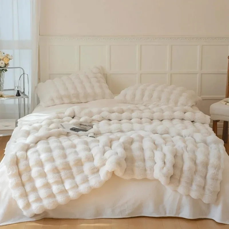 Cozy Soft Premium Bunny Blanket for Living Room and Bedroom