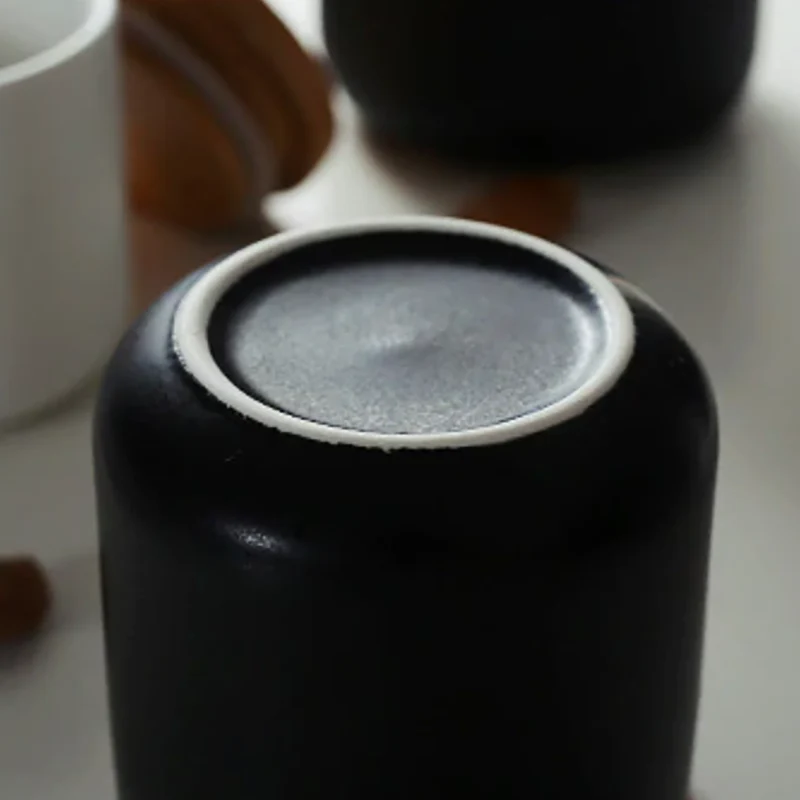 Ceramic Kitchen Food Storage Jar with Airtight Wooden Lid