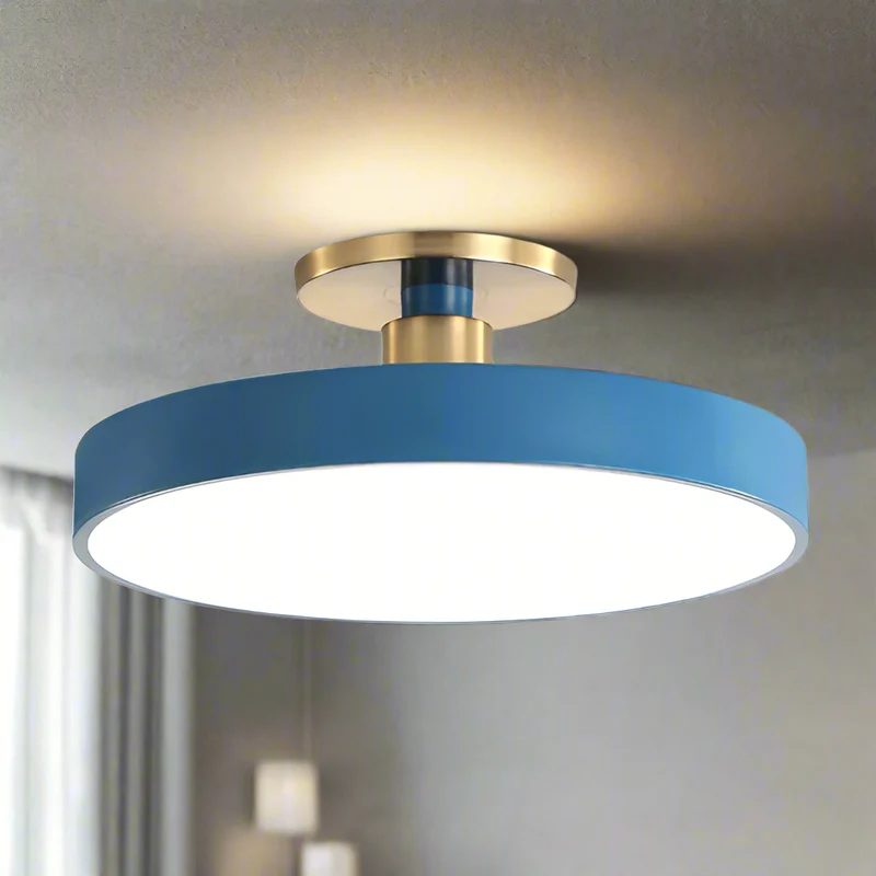 Stylish Round LED Ceiling Lamp in Scandinavian Style
