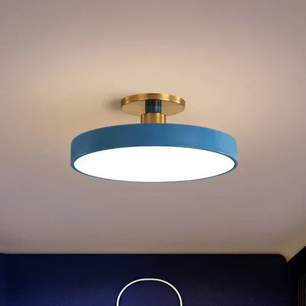 Stylish Round LED Ceiling Lamp in Scandinavian Style