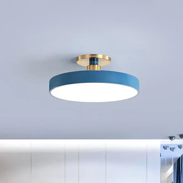Stylish Round LED Ceiling Lamp in Scandinavian Style