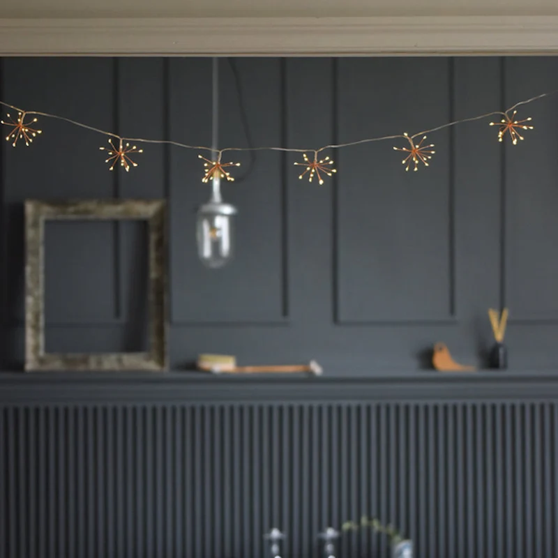 Decorative LED Starburst Lights – Warm White, Fireworks Effect