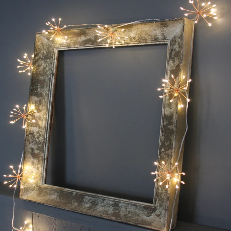Decorative LED Starburst Lights – Warm White, Fireworks Effect