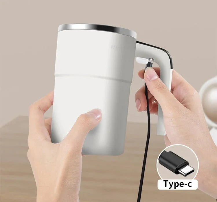 Portable Electric Thermal Kitchen Mug with Charging Function and Temperature Display