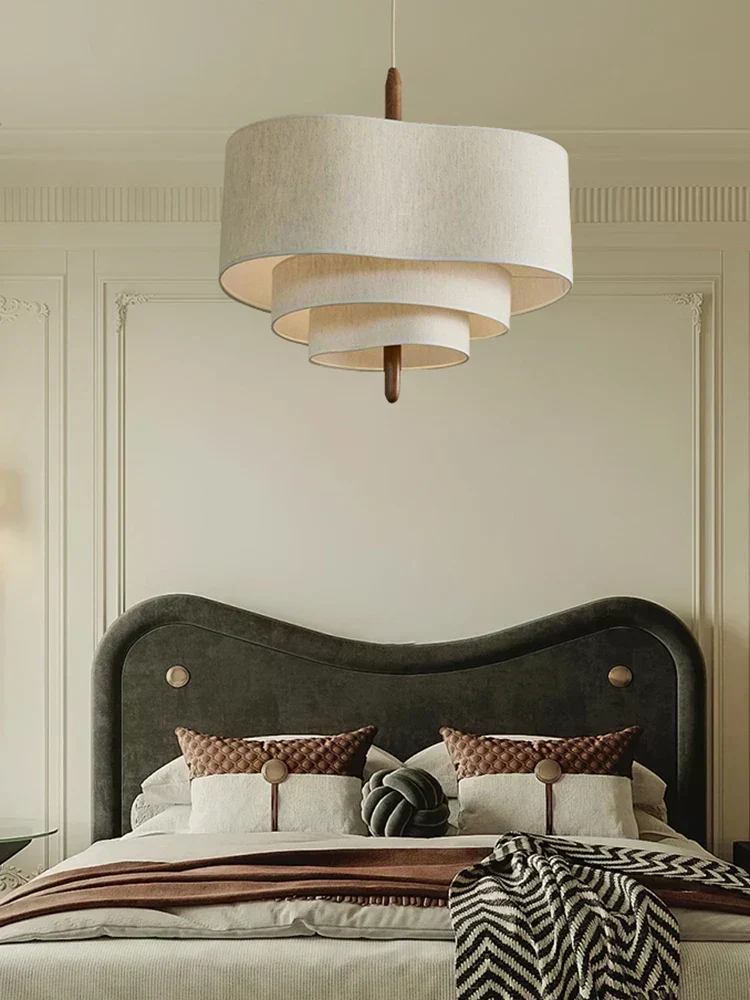 Decorative Stylish Fabric Pendant Chandelier Lamp