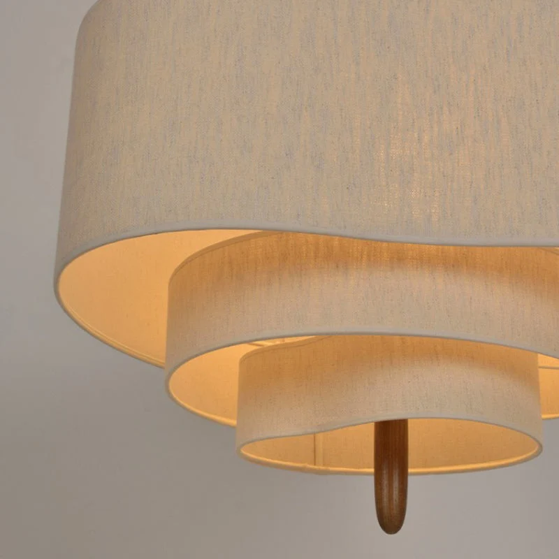 Decorative Stylish Fabric Pendant Chandelier Lamp