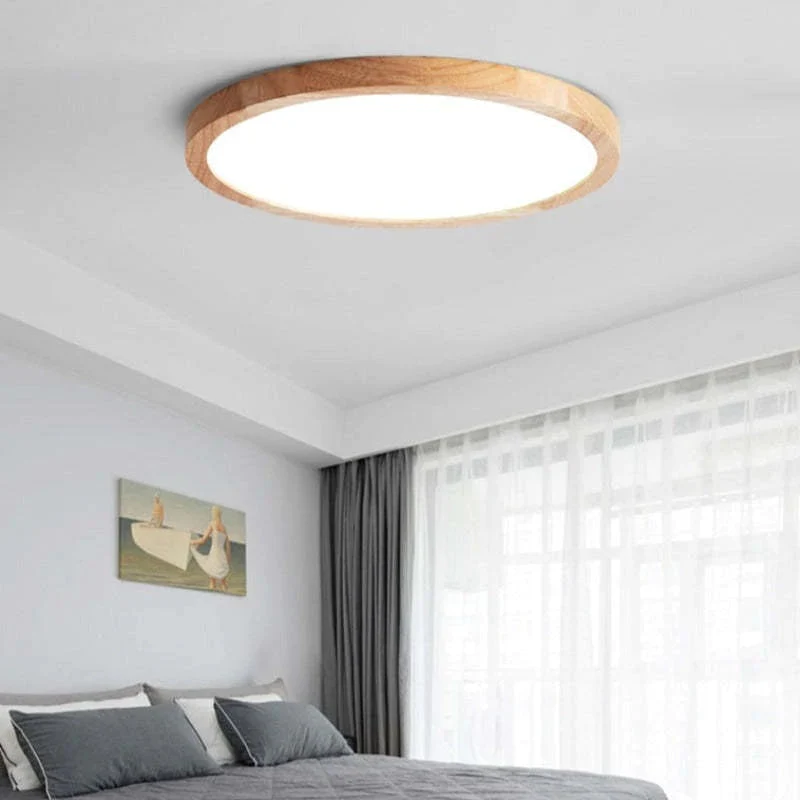 Modern dimmable LED ceiling lamp with three-color lighting for living room and bedroom