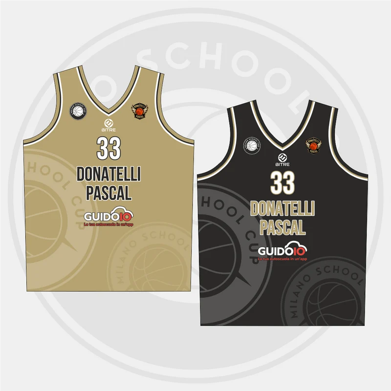 DONATELLI PASCAL canotta basket double